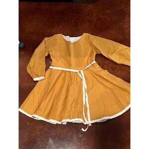 Well dressed wolf dress preorder in gold size 6